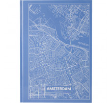 Зошит А4 Maps Amsterdam, 96арк., клітинка, блакитний, ТП., AXENT